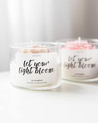 Flower Bloom Candle – Handcrafted Soy Wax