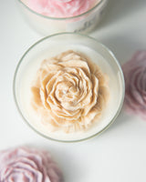 Flower Bloom Candle – Handcrafted Soy Wax