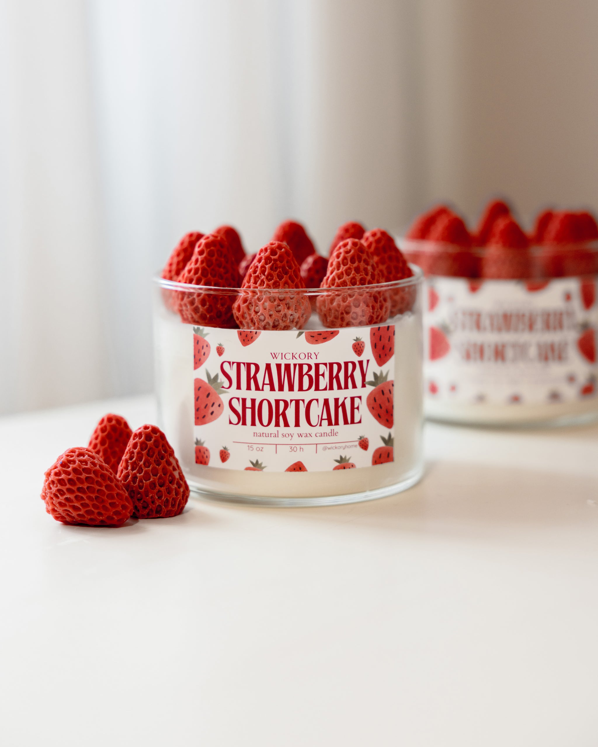 Strawberry Shortcake Candle – 15oz Soy Wax